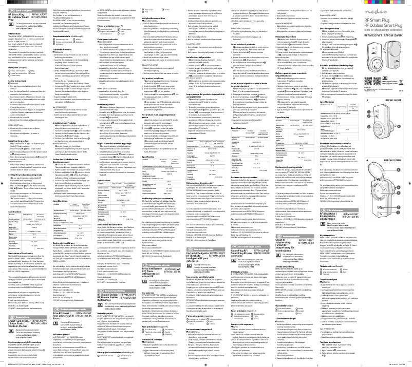 Image de la première page du manuel de l'appareil RFPM120FWT