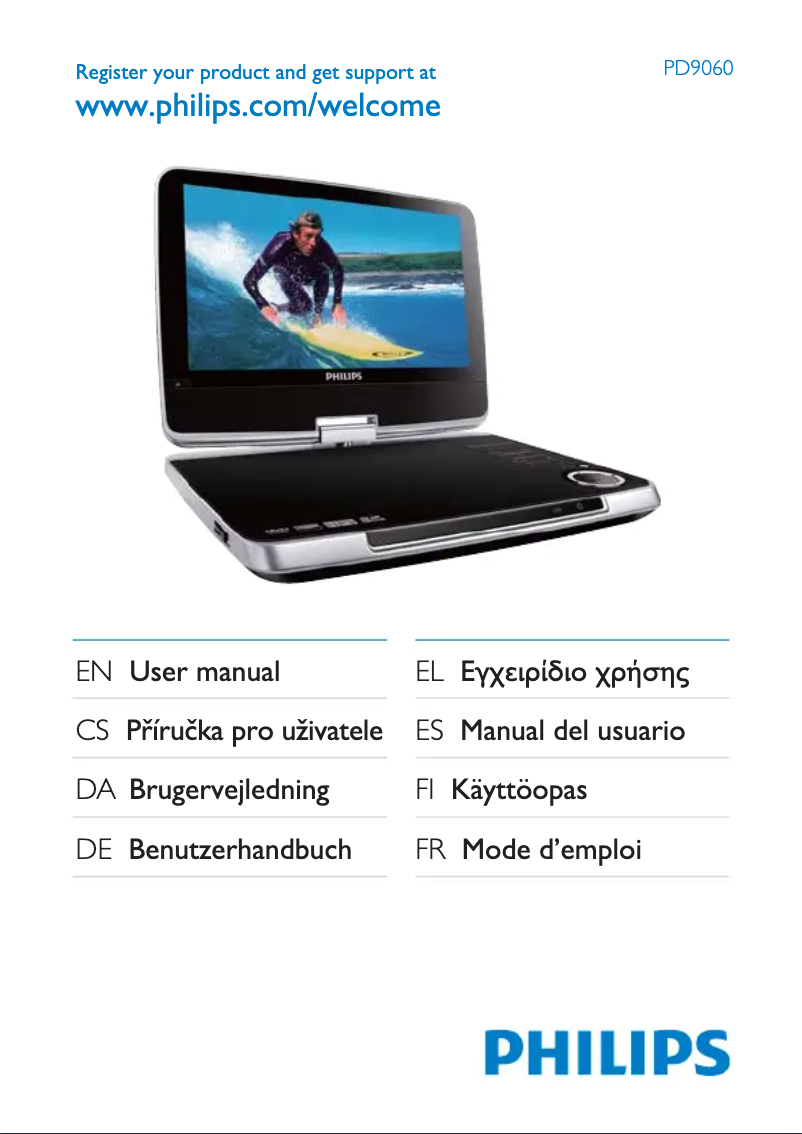 Page n°1 - Manuel utilisateur Philips PD9060