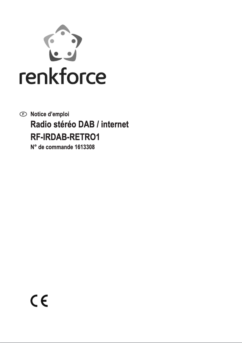 Página 1 del manual Manual de usuario Renkforce RF-IRDAB-RETRO1