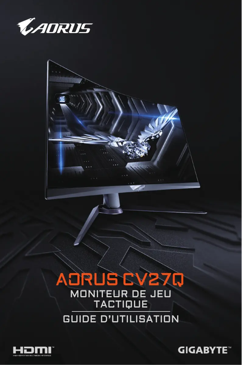 Page n°1 - Manuel utilisateur Gigabyte Aorus CV27Q