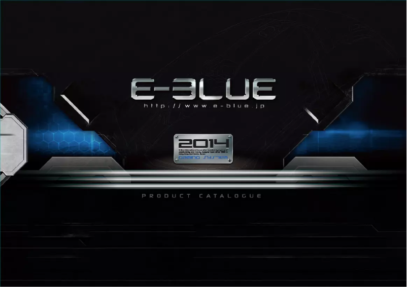 Page n°1 - Manuel utilisateur E-blue Mazer II Type R