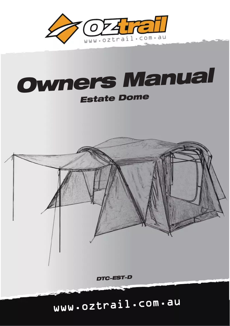 Página 1 del manual Manual de usuario OZtrail Estate