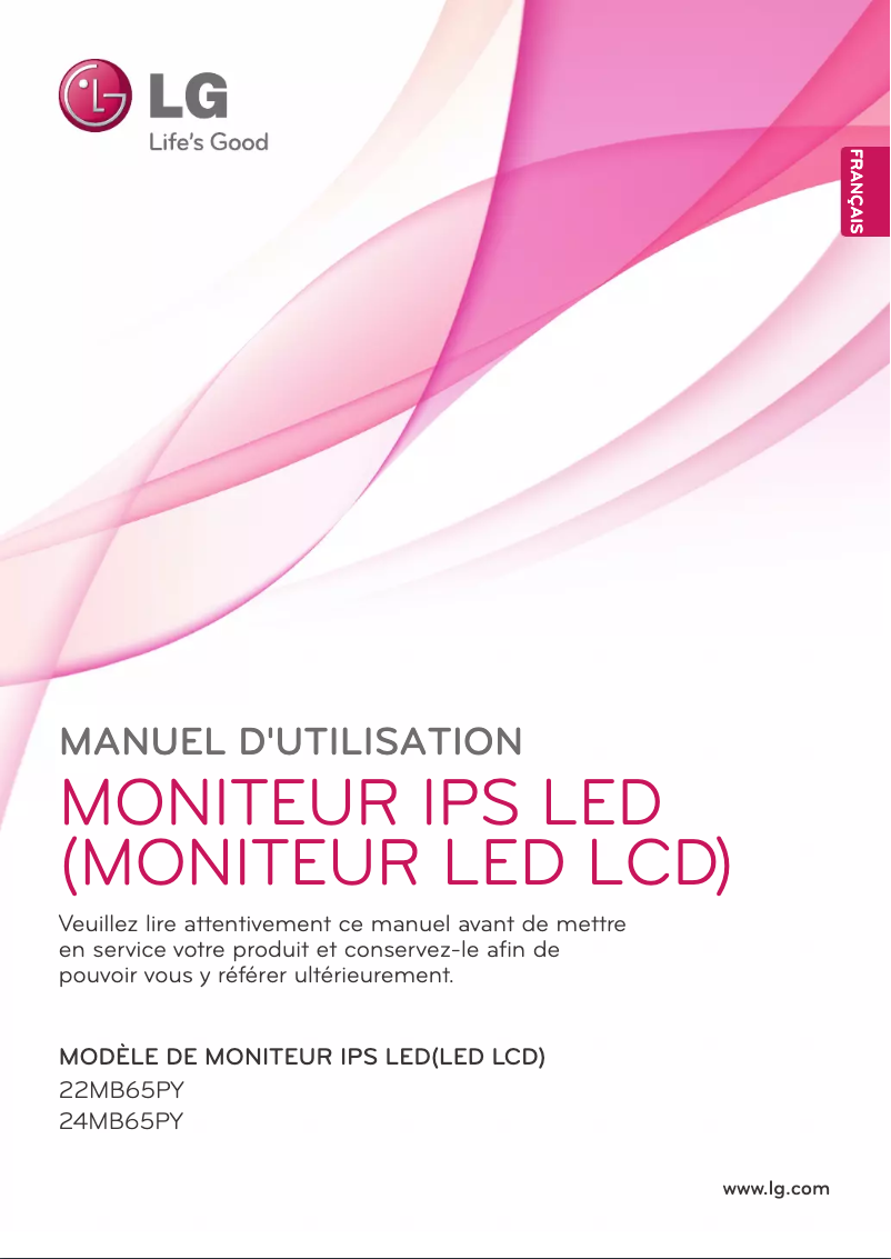 Image de la première page du manuel de l'appareil 24MB65PY