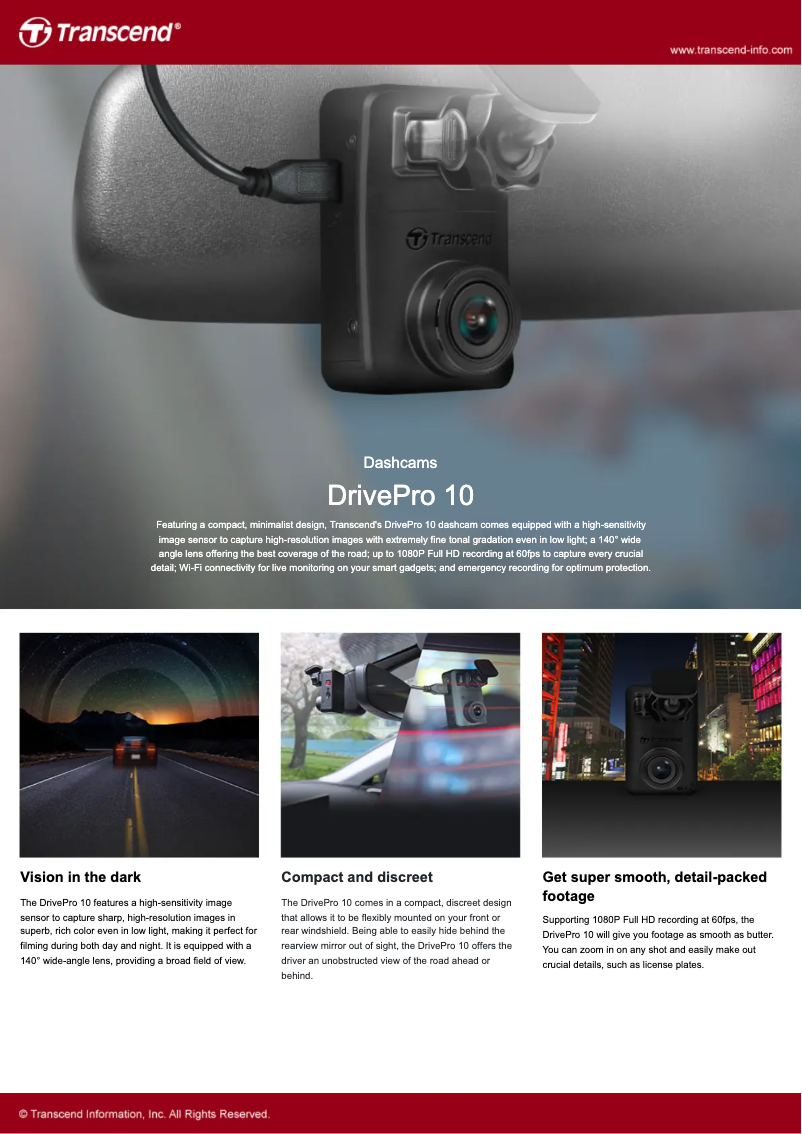 Image de la première page du manuel de l'appareil DrivePro 10