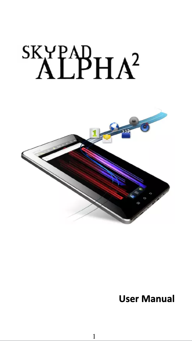 Page n°1 - Manuel utilisateur Skytex Skypad Alpha 2