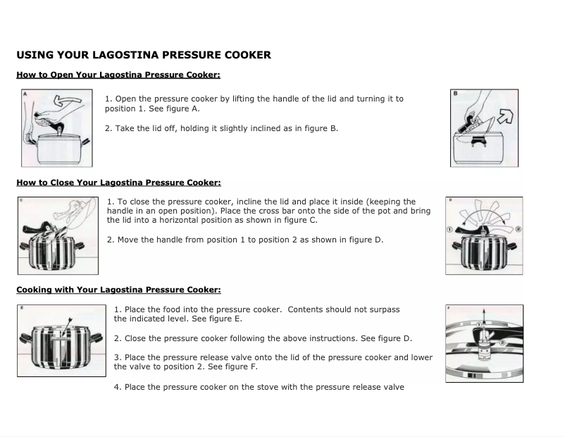 Page n°1 - Manuel utilisateur Lagostina Domina