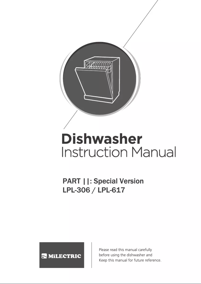 Page 1 of the manual User Manual Milectric LPL-617