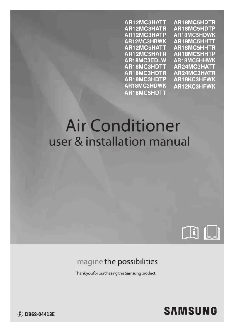 Image de la première page du manuel de l'appareil AR24MC3HATTNNA