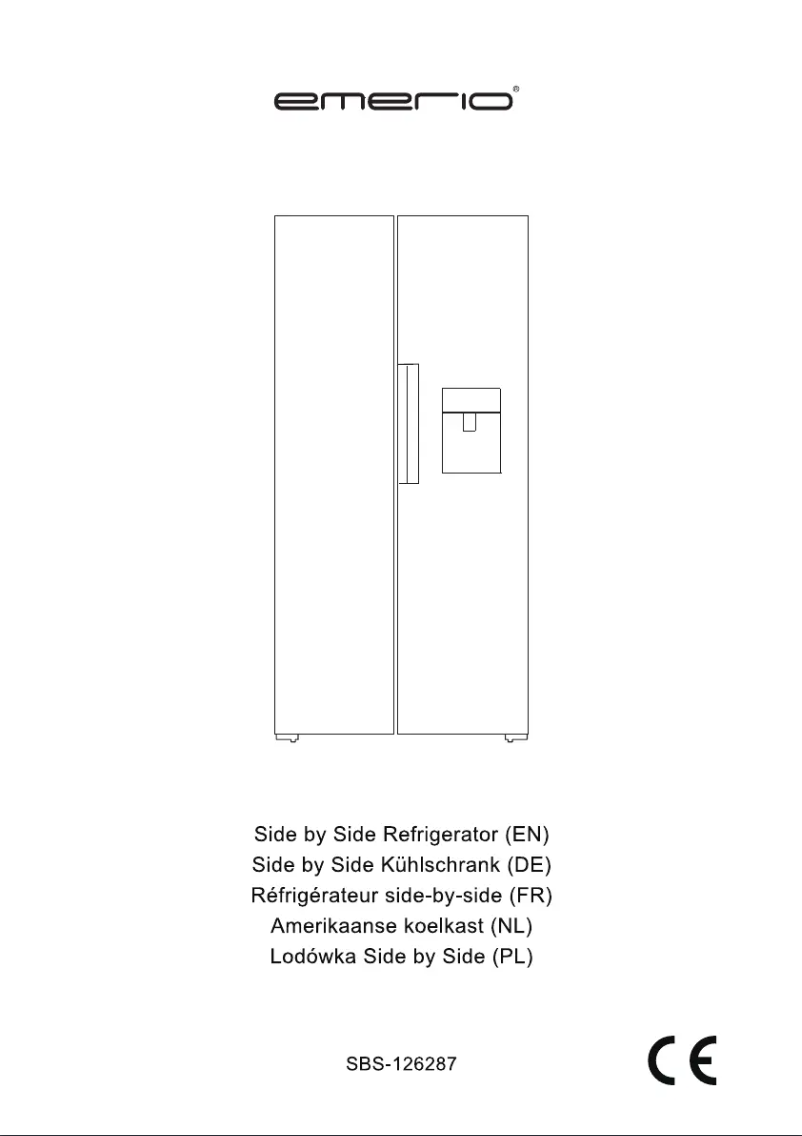 Page n°1 - Manuel utilisateur Emerio SBS-126287