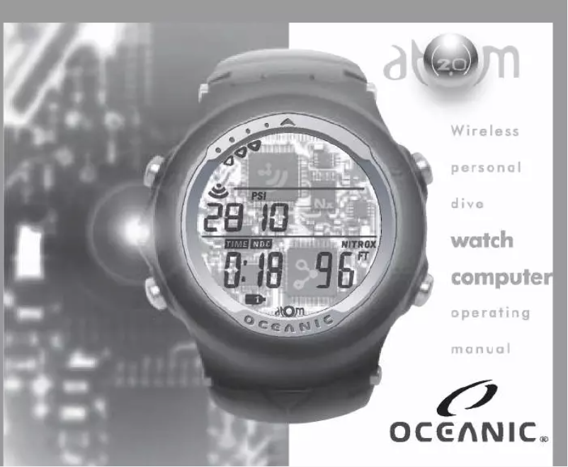 Image de la première page du manuel de l'appareil Atom 2.0