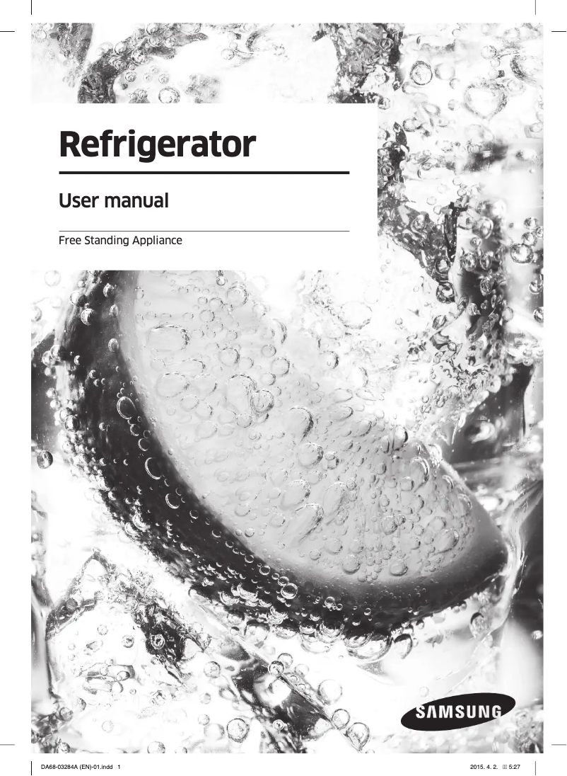 Page n°1 - Manuel utilisateur Samsung SRS634SCSLS