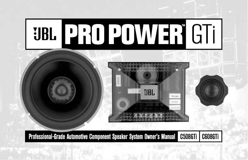 Image de la première page du manuel de l'appareil C608GTi