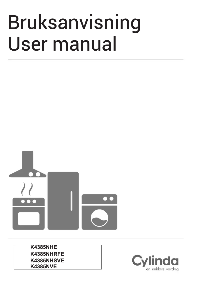 Image de la première page du manuel de l'appareil K4385NVE