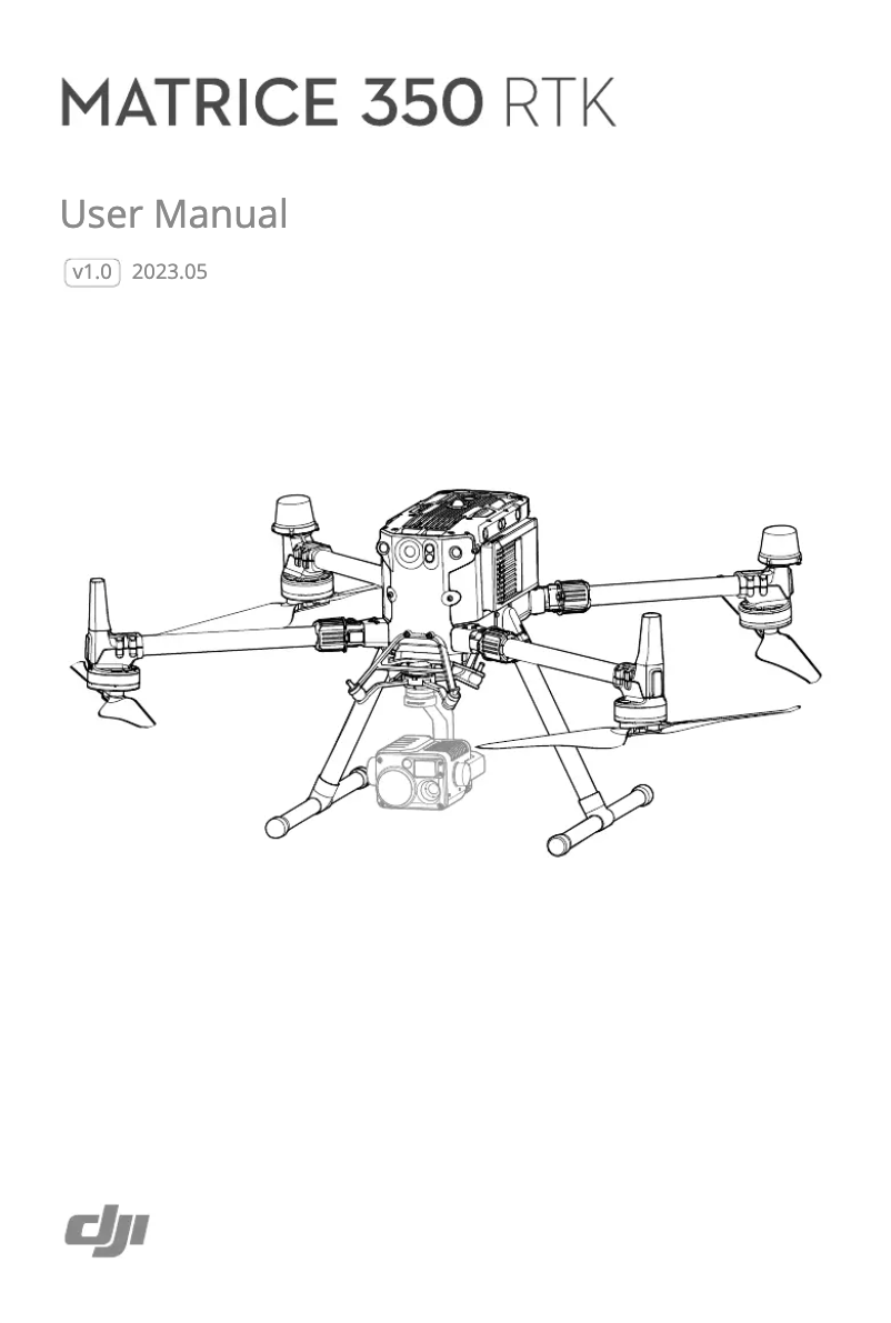 Page n°1 - Manuel utilisateur DJI Matrice 350 RTK
