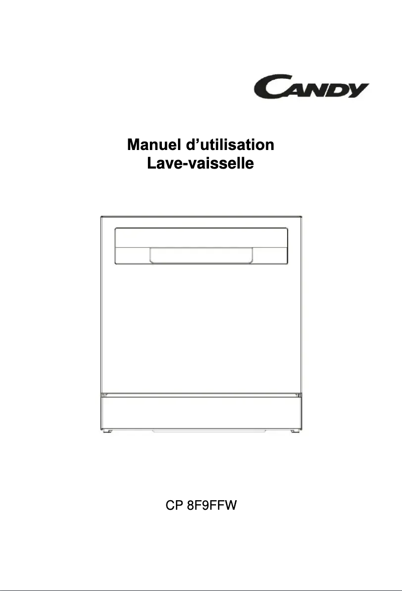 Page 1 de la notice Manuel utilisateur Candy CP 8F9FFA