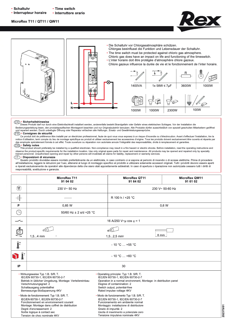 First page image of the manual for 910402