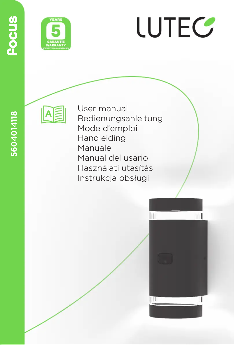Página 1 del manual Manual de usuario Lutec Focus