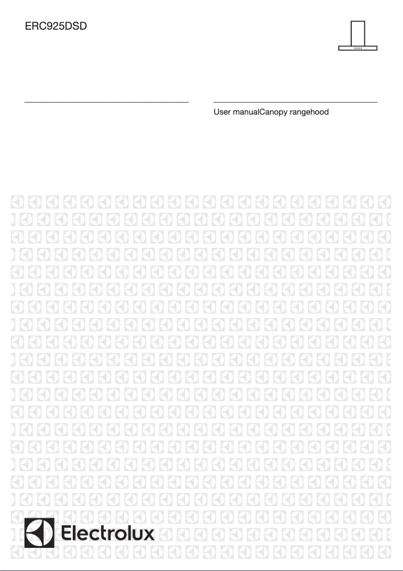 Page 1 de la notice Manuel utilisateur Electrolux ERC925DSD