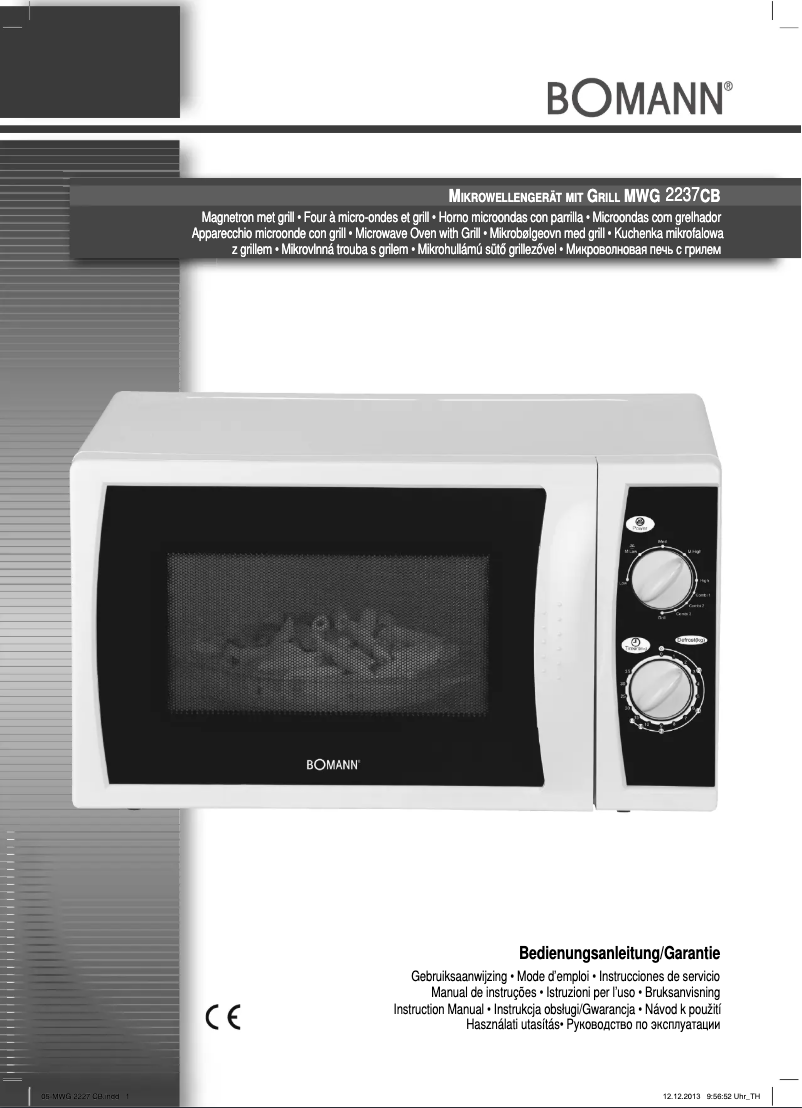 Imagen de la primera página del manual del dispositivo MWG 2237 CB