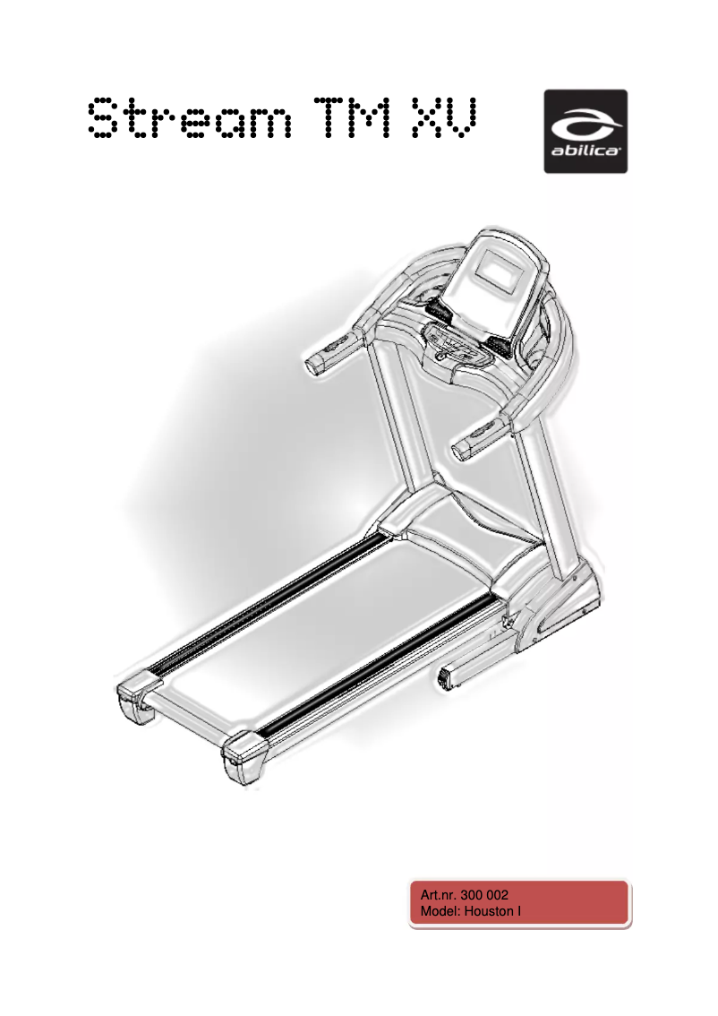 Image de la première page du manuel de l'appareil Stream TM VX