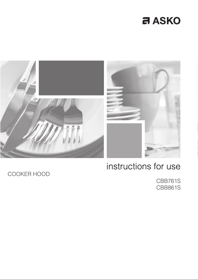 Page n°1 - Manuel utilisateur Asko CBB761S