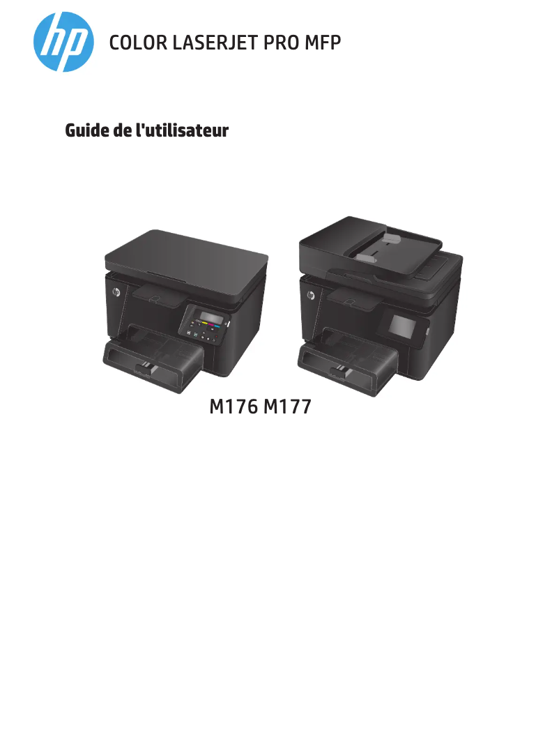 Page n°1 - Manuel utilisateur HP Color LaserJet PRO MFP M176