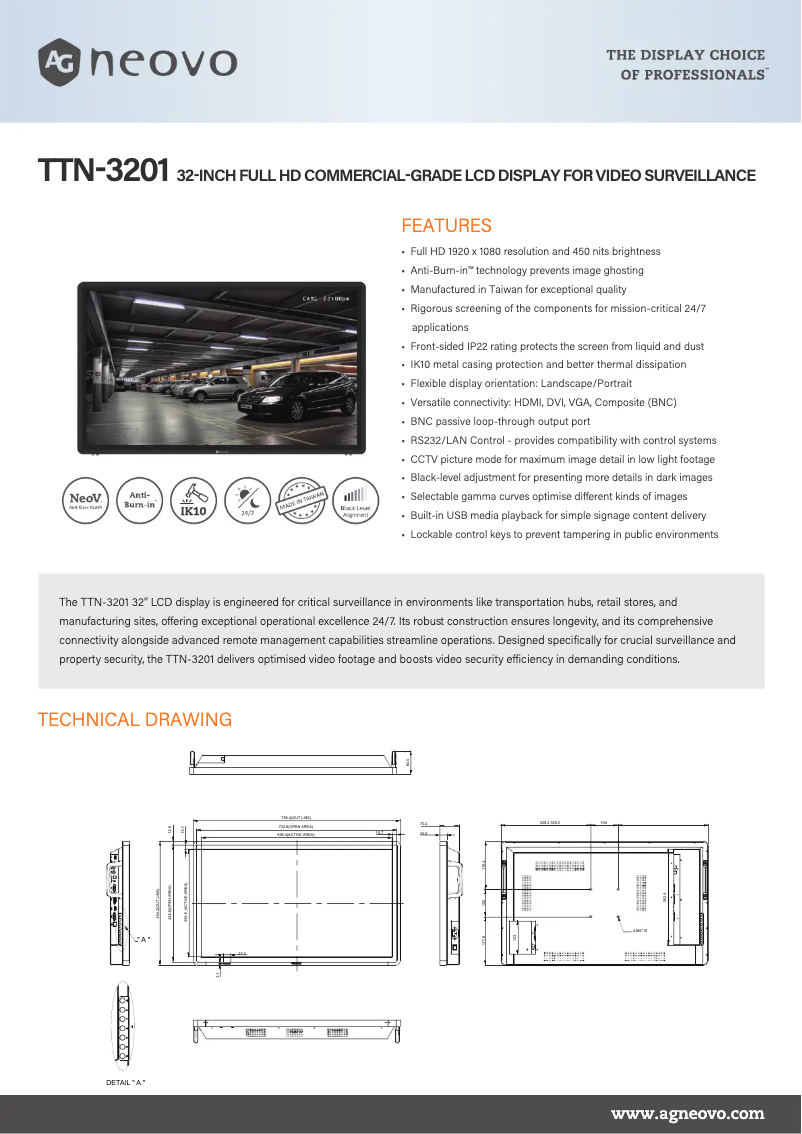 Image de la première page du manuel de l'appareil TTN-3201