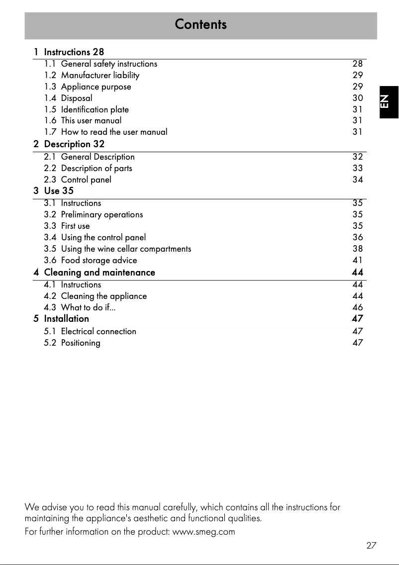 Image de la première page du manuel de l'appareil CVI638NS
