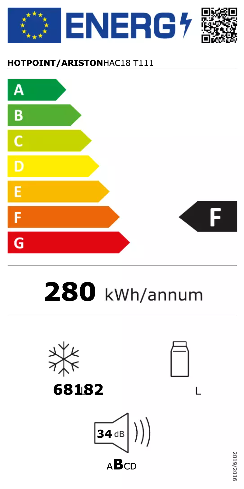 Page n°1 - Manuel utilisateur Hotpoint HAC18 T111