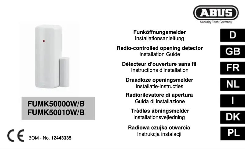 Page 1 de la notice Mode d'emploi Abus FUMK50000B