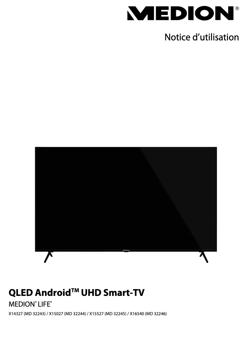 Page n°1 - Manuel utilisateur Medion LIFE X14327 (MD 32243)