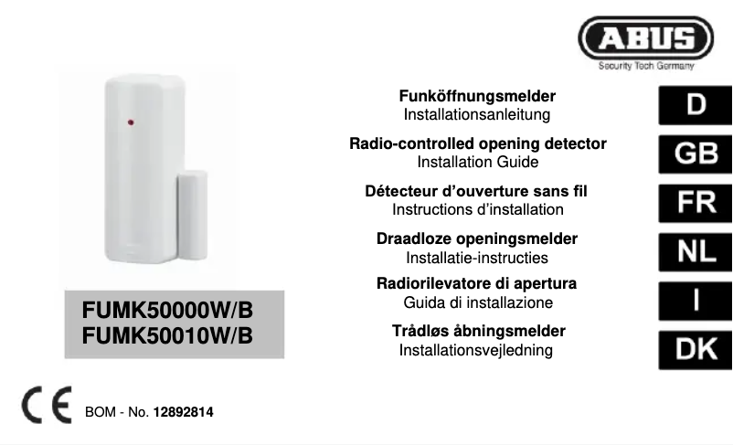 Image de la première page du manuel de l'appareil FUMK50010B