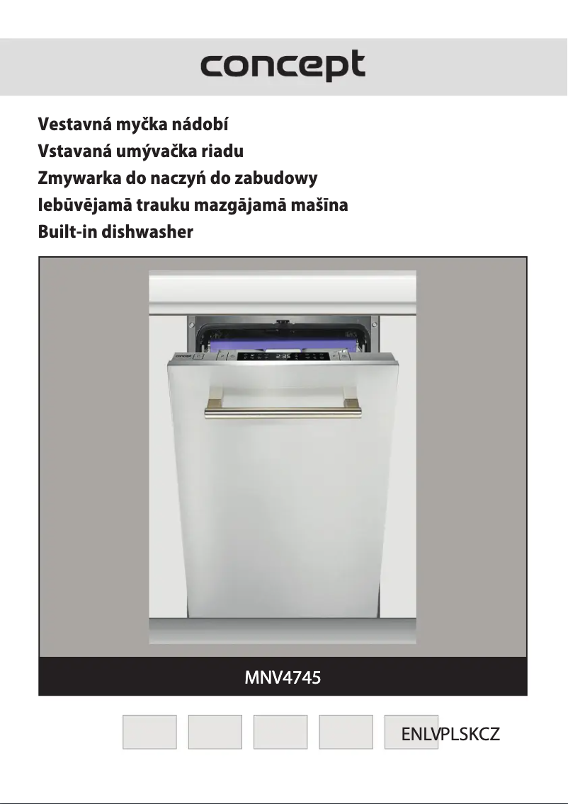 Page 1 de la notice Manuel utilisateur Concept MNV4745