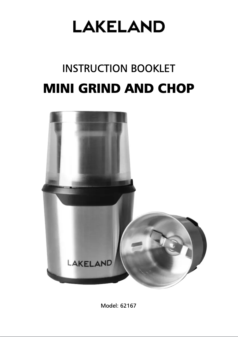 Page n°1 - Manuel utilisateur Lakeland 62167