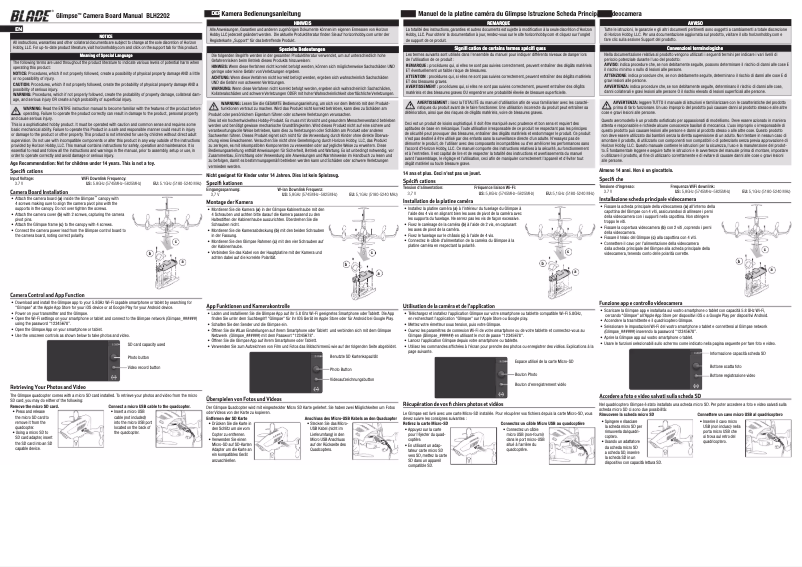 Image de la première page du manuel de l'appareil BLH2202