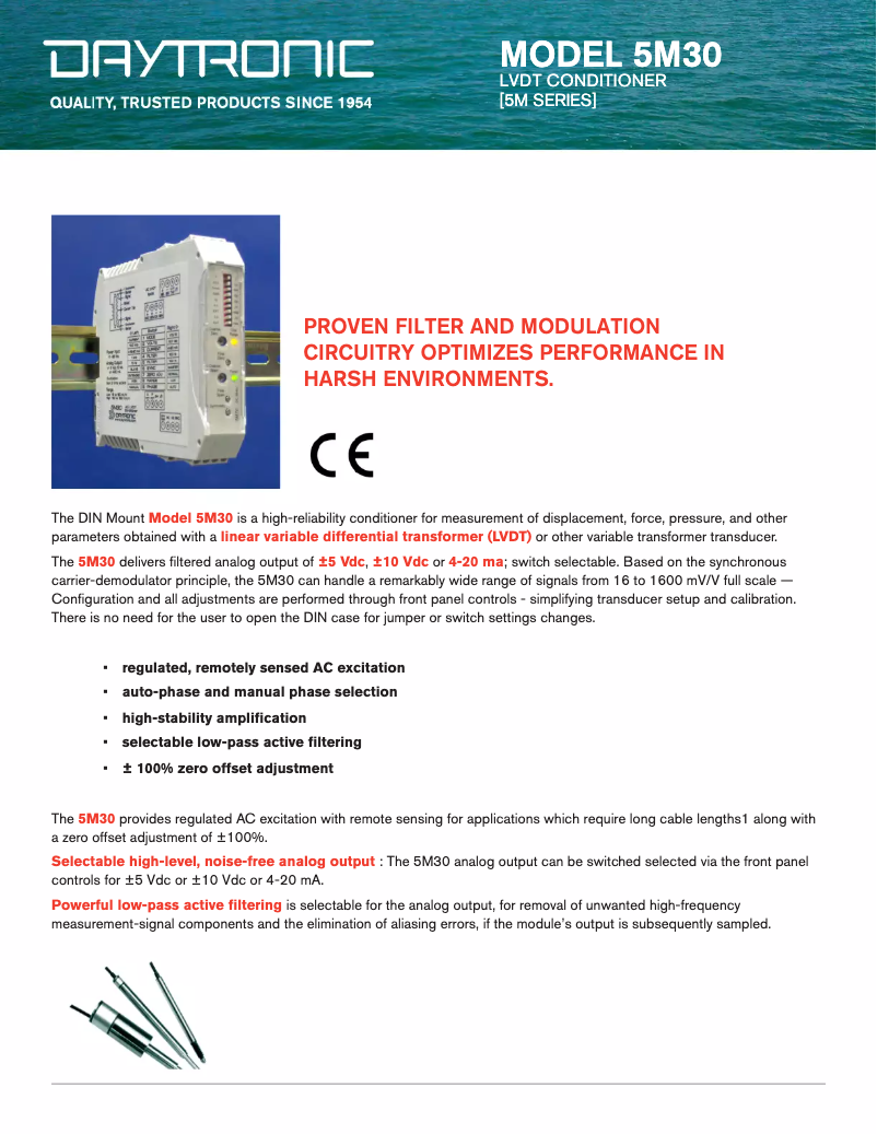 Imagen de la primera página del manual del dispositivo 5M30