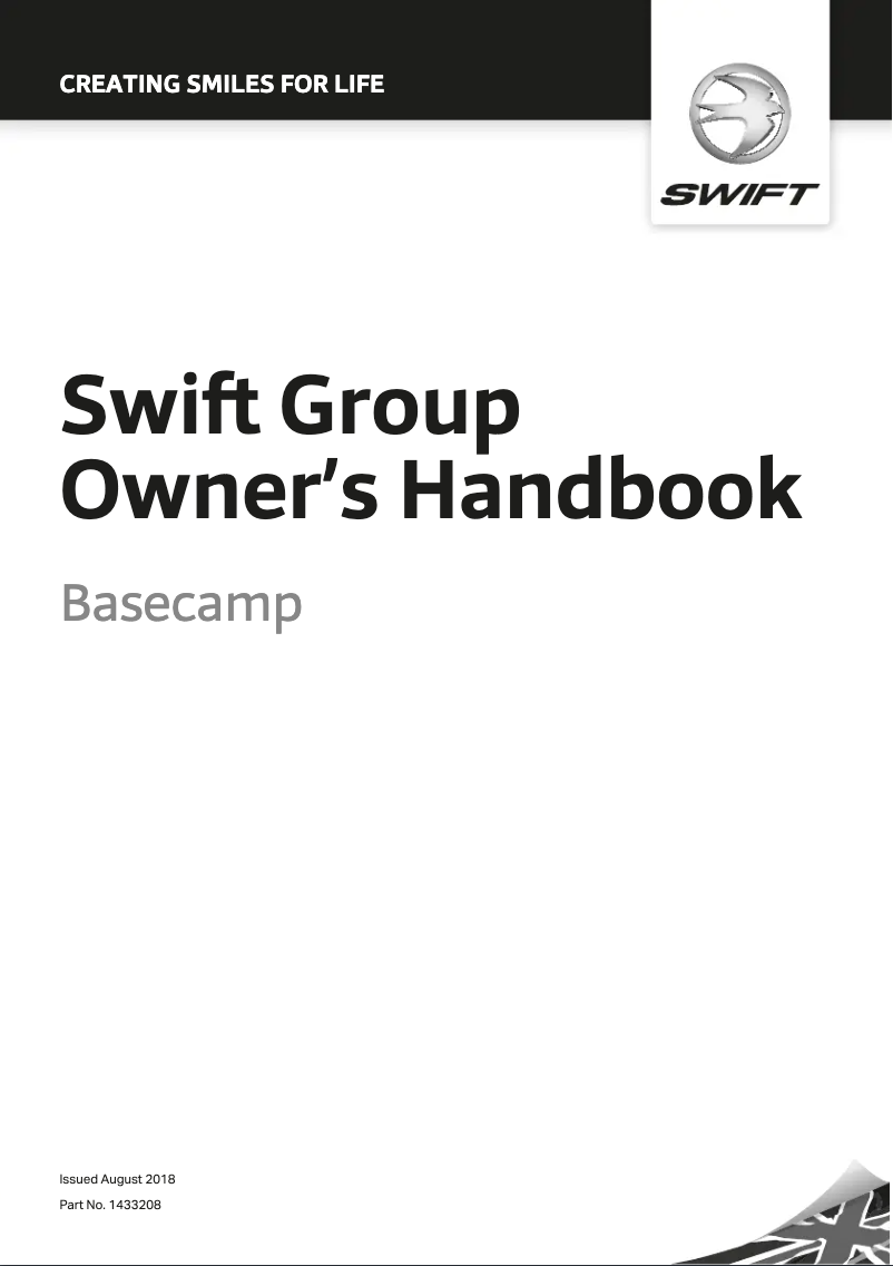 Page 1 de la notice Manuel utilisateur Swift Basecamp (2019)
