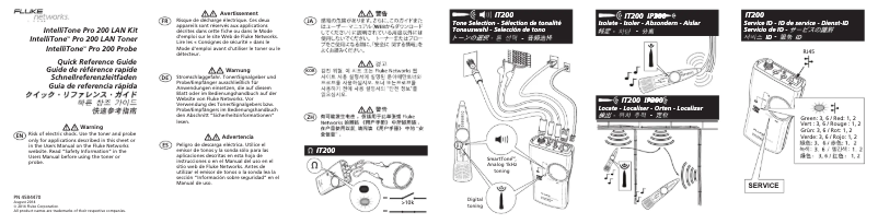 Página 1 del manual Manual de usuario Fluke IntelliTone Networks MT-8200-61-TNR