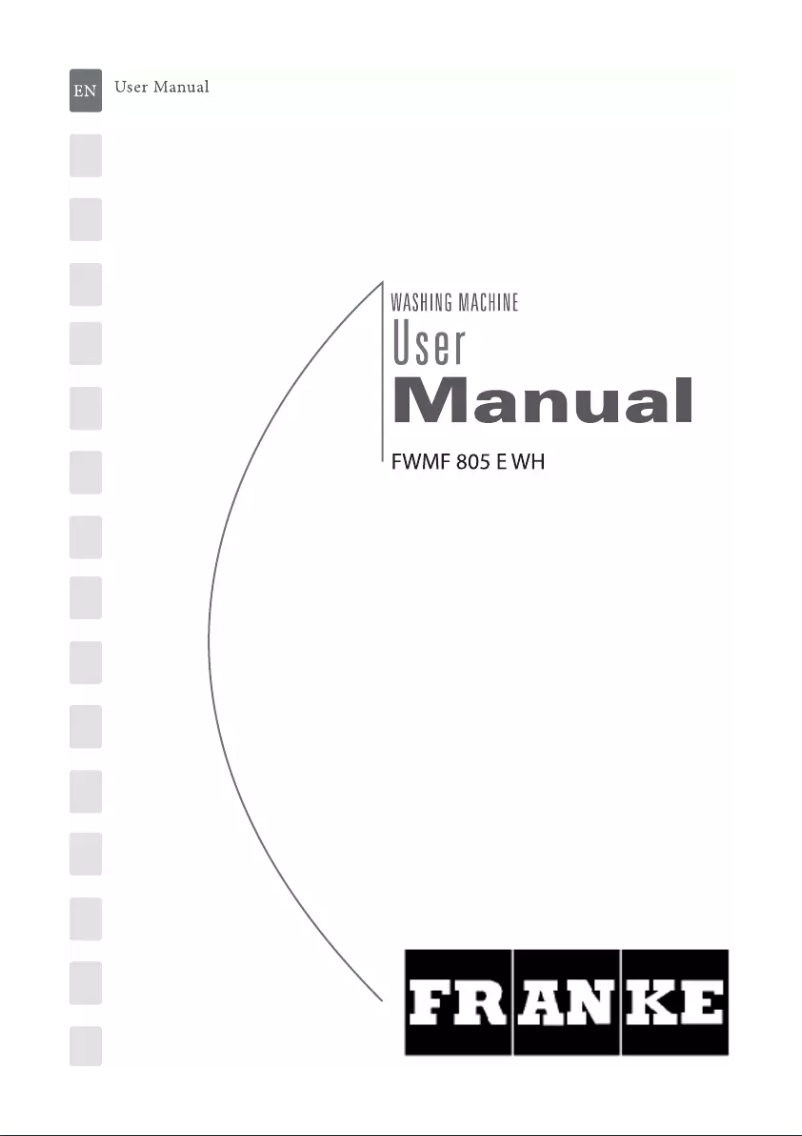 Image de la première page du manuel de l'appareil FWMF 805 E WH