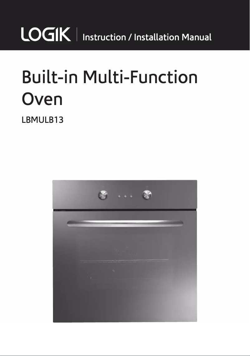 Page 1 de la notice Manuel utilisateur Logik LBMULB13