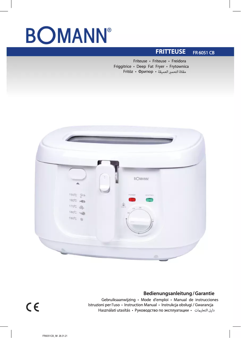 Page n°1 - Manuel utilisateur Bomann FR 6051 CB