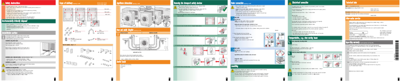 Page n°1 - Guide d'installation Bosch WIS24161EE
