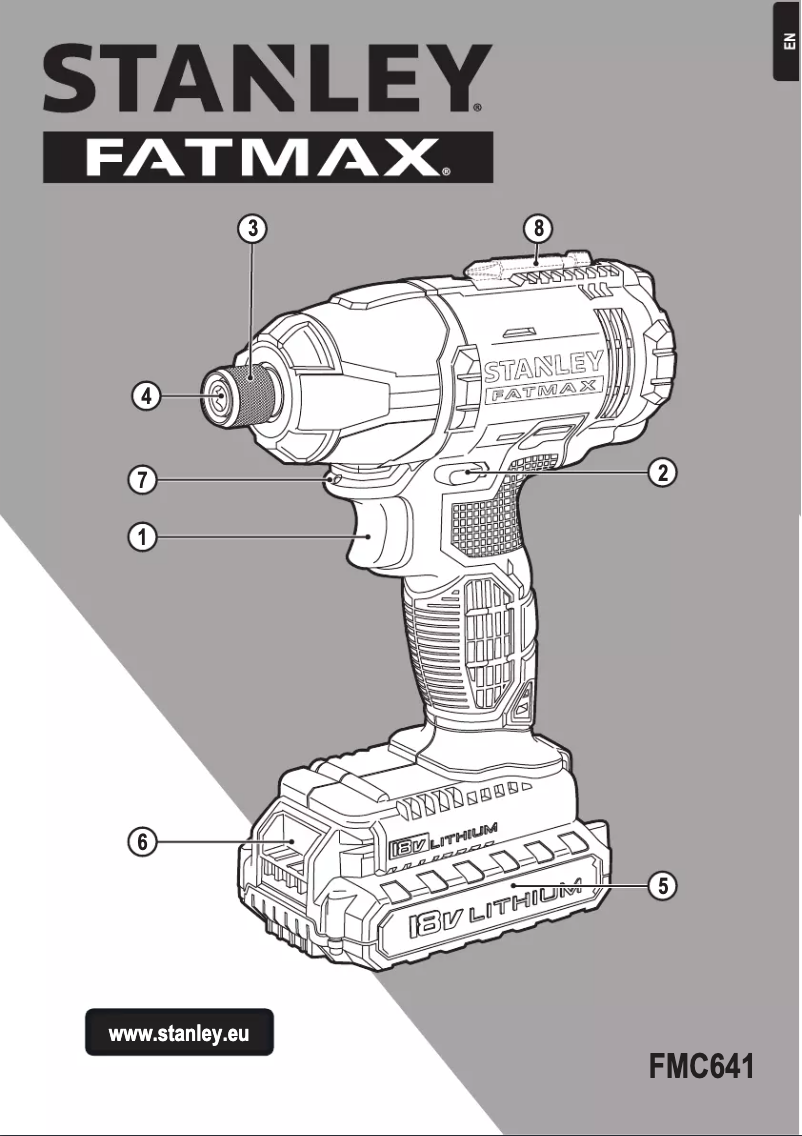 Página 1 del manual Manual de usuario Stanley FMC641