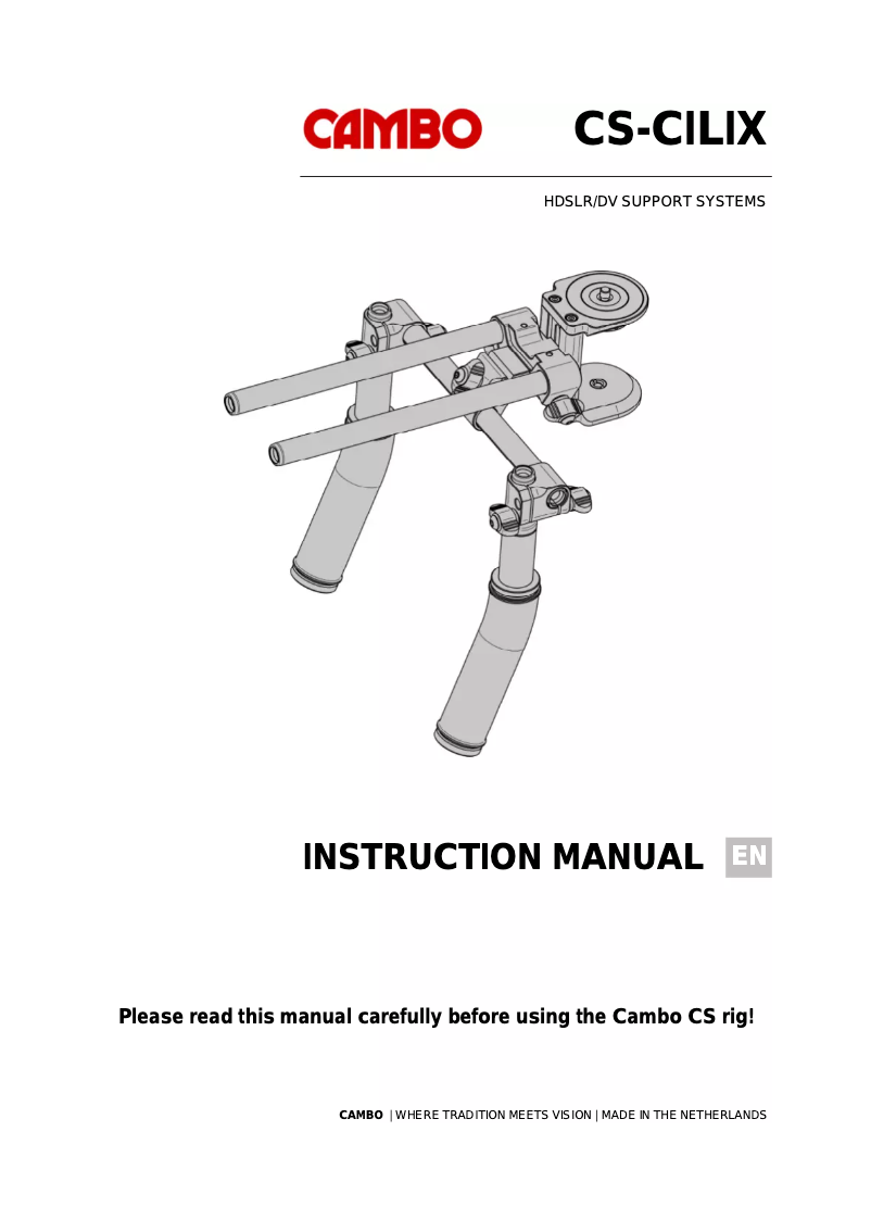 Página 1 del manual Manual de usuario Cambo CS-CILIX