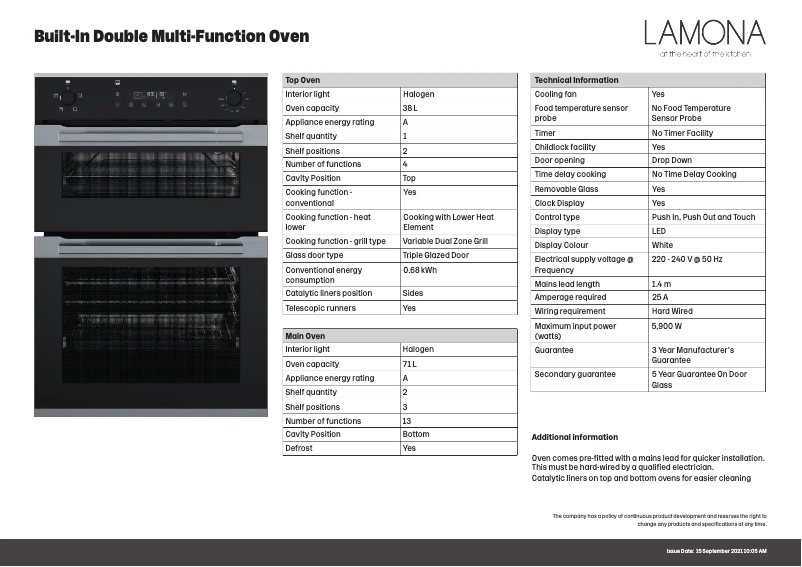 Image de la première page du manuel de l'appareil LAM4607