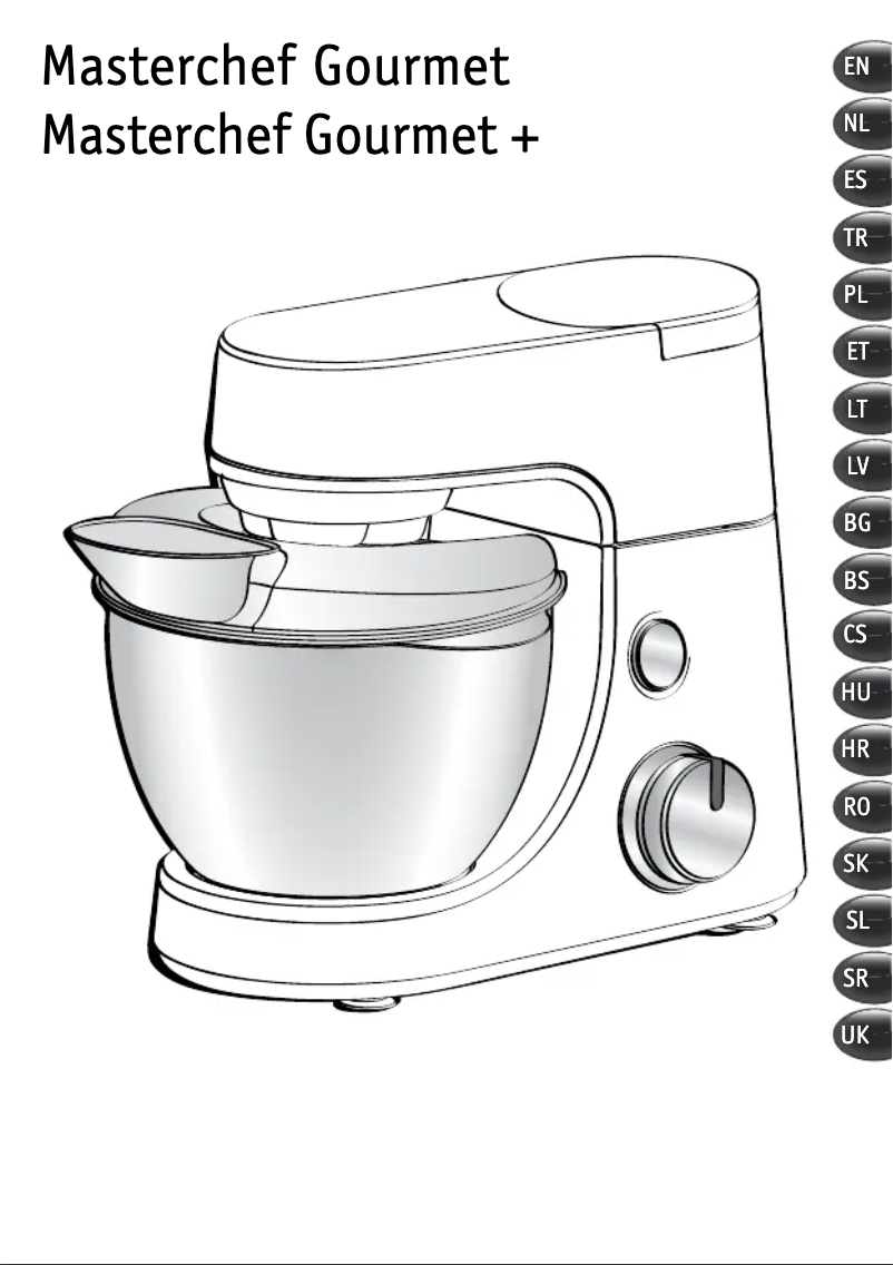 Page n°1 - Manuel utilisateur Tefal Masterchef Gourmet QB515D