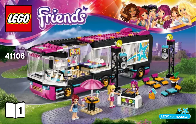 Page 1 de la notice Manuel utilisateur Lego Friends 41106