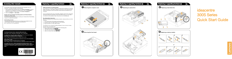 Image de la première page du manuel de l'appareil Ideacentre 300S