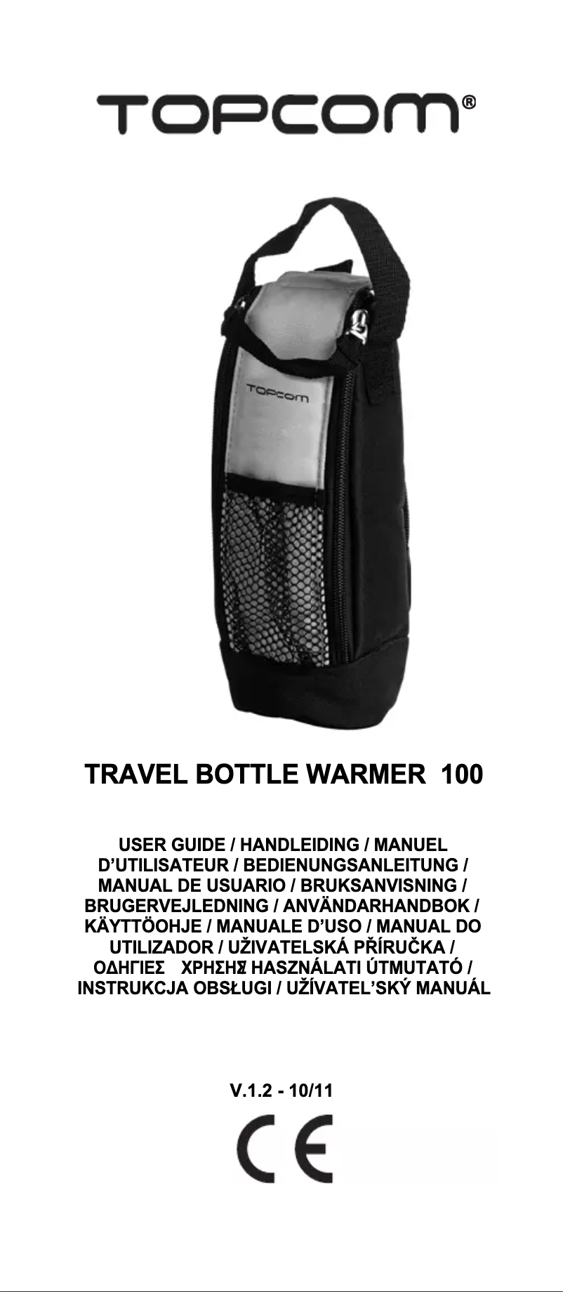 Página 1 del manual Manual de usuario Topcom Travel Bottle Warmer 100