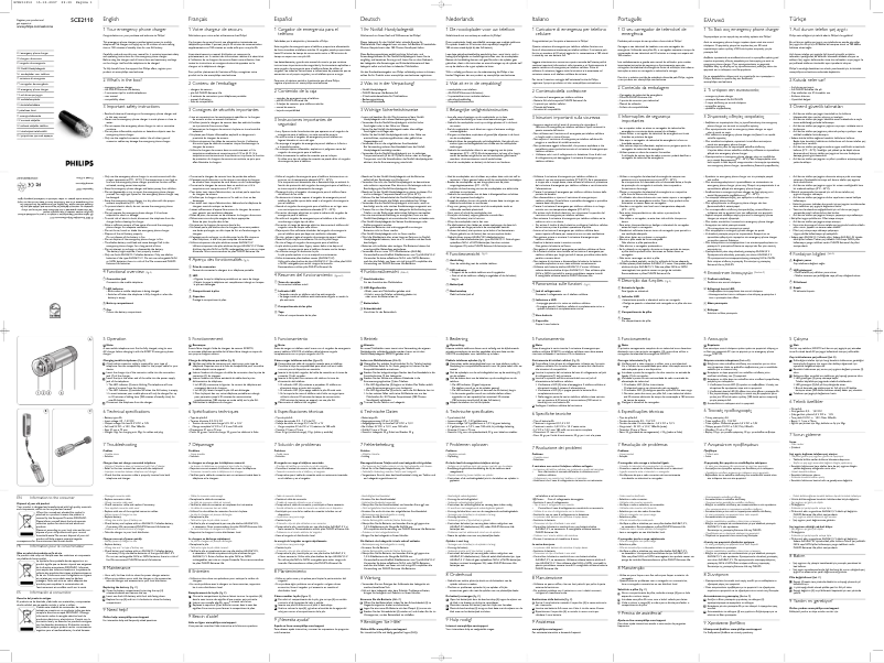 Page 1 de la notice Mode d'emploi Philips Power2Go SCE2110